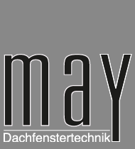May Dachfenstertechnik Düsseldorf für Velux, Roto & Braas Dachfenster Logo