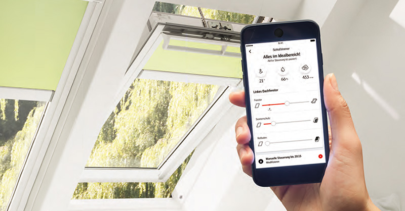 VELUX ACTIVE – Die neue Dachfenster App für frisches Raumklima